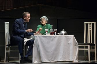 Nella foto Franca Valeri e Urbano Barberini in palcoscenico