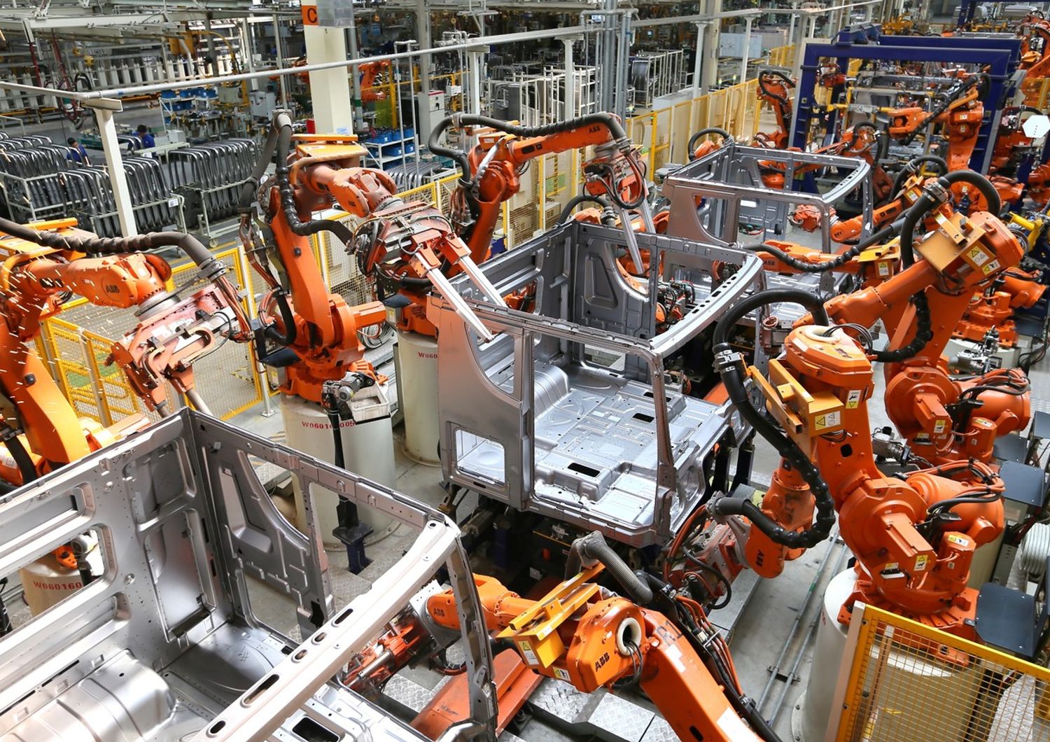 &nbsp;La robotica nell'industria (Afp)