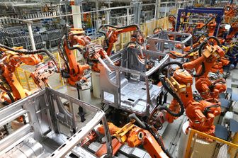 &nbsp;La robotica nell'industria (Afp)