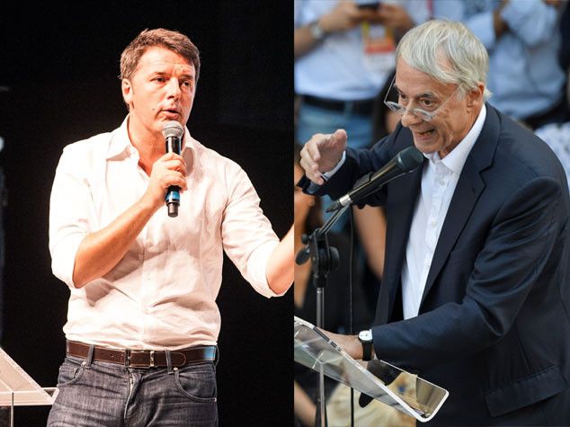 Matteo Renzi e Giuliano Pisapia