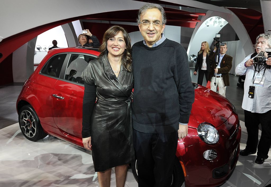 &nbsp;Sergio Marchionne presenta la nuova 500 all'Auto Show di Los Angeles del 2010