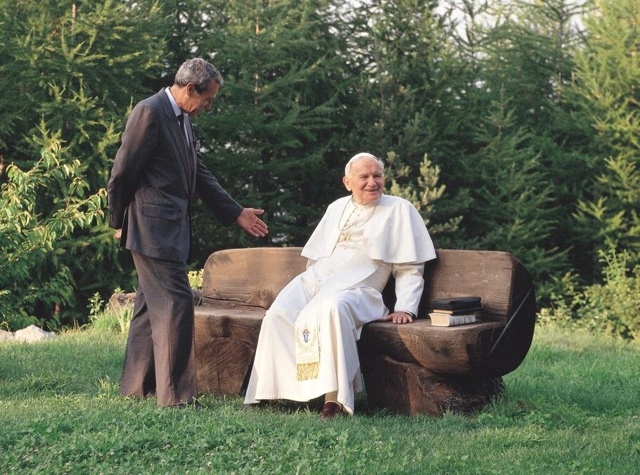 Joaquin Navarro-Valls e Karol Wojtyla