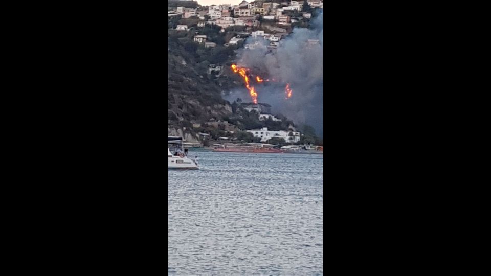 &nbsp;Incendio Ischia&nbsp;Foto: Minzolini Giuseppe / Agi