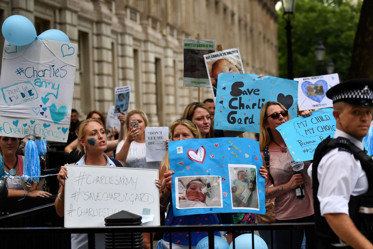 &nbsp;Manifestazioni per Charlie Gard