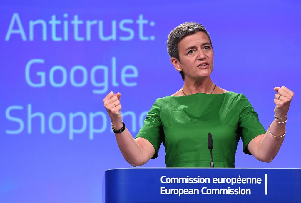 &nbsp;Margrethe Vestager, commissario Ue alla concorrenza