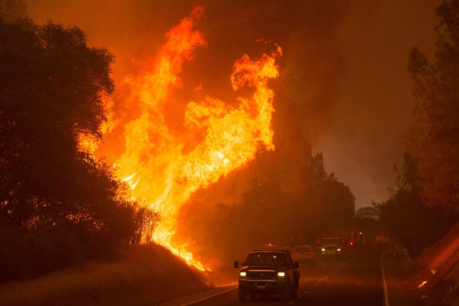Incendi devastano la California: 2.300 pompieri impegnati e molte persone evacuate &nbsp;