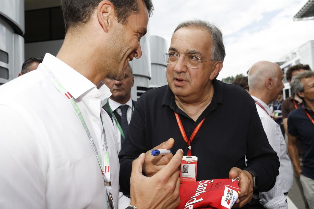 &nbsp;Sergio Marchionne al Gran Premio di Austria 2017