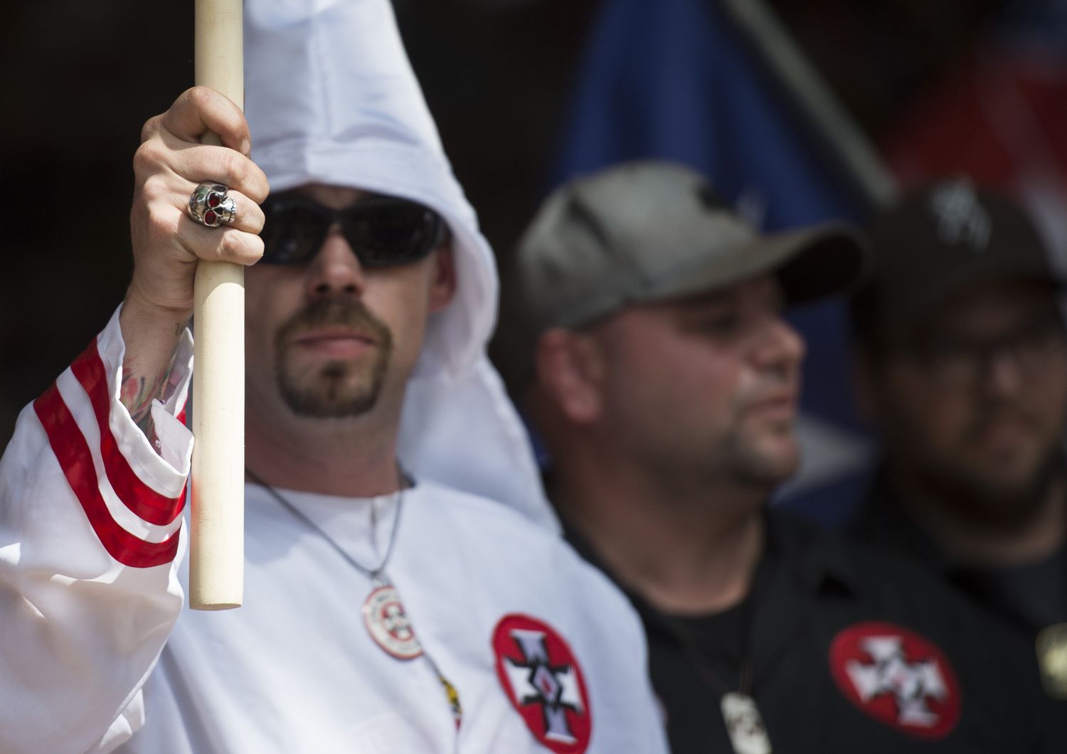 &nbsp;Ku Klux Klan sfilano a Charlottesville (Afp)