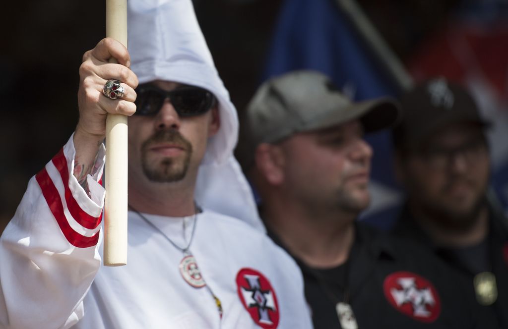 &nbsp;Ku Klux Klan sfilano a Charlottesville (Afp)