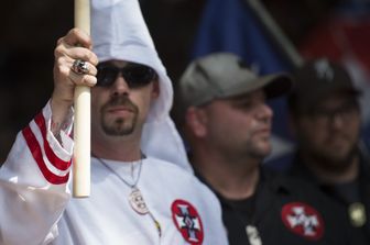 &nbsp;Ku Klux Klan sfilano a Charlottesville (Afp)