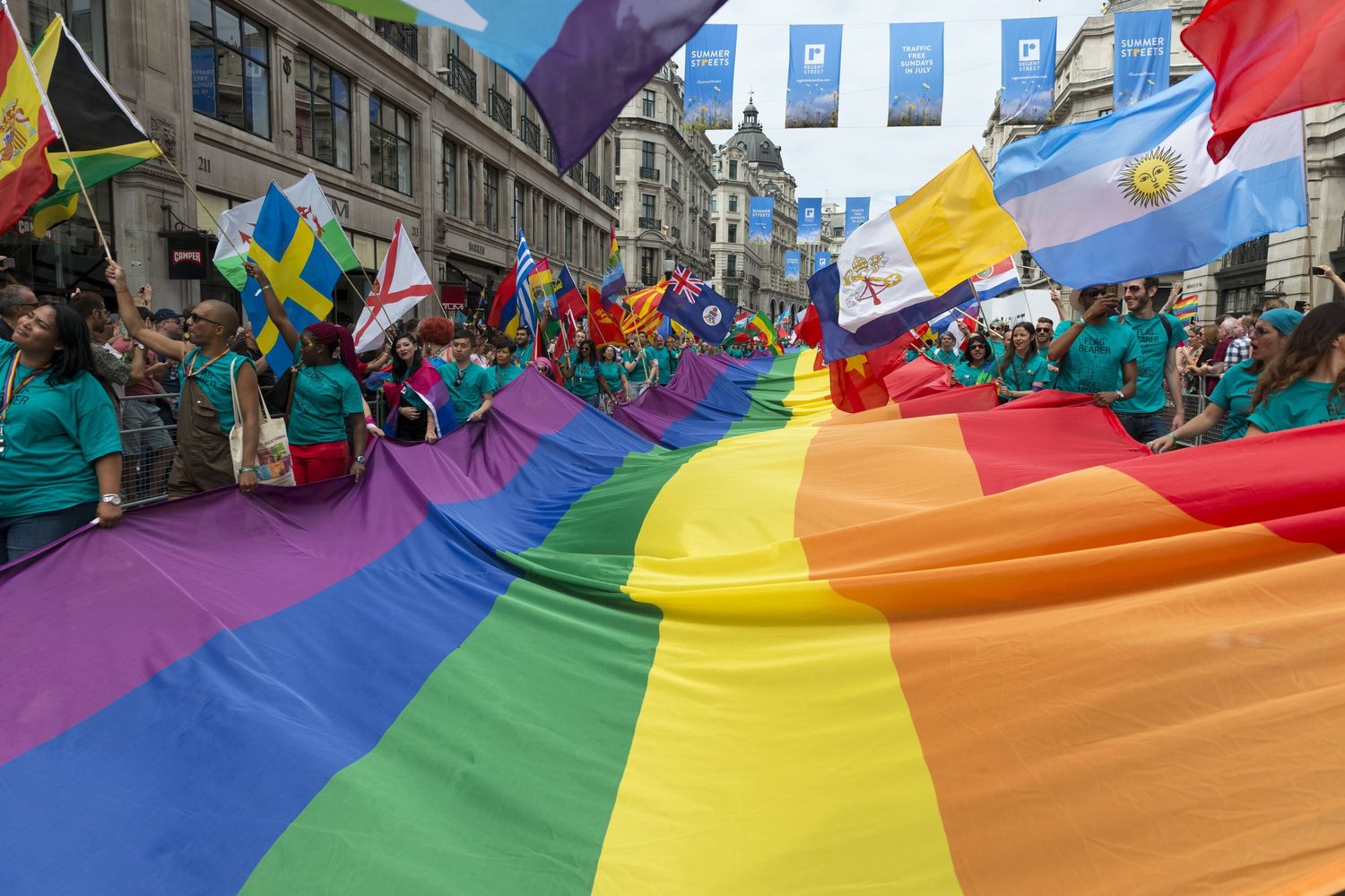 &nbsp;Sfilata Gay pride Londra (Afp)