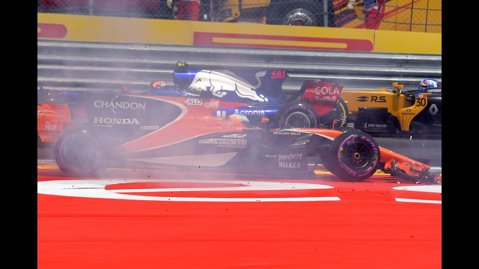 &nbsp;La McLaren di Alonso /Afp