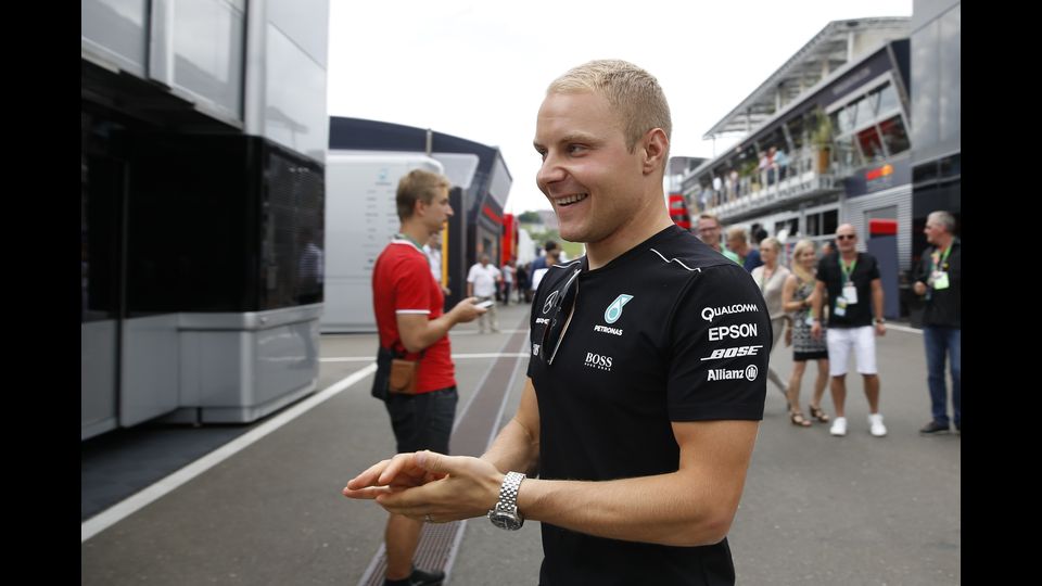 &nbsp;Il vincitore del Gp d'Austria Valtteri Bottas (Afp)