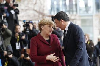 &nbsp;Merkel e Renzi