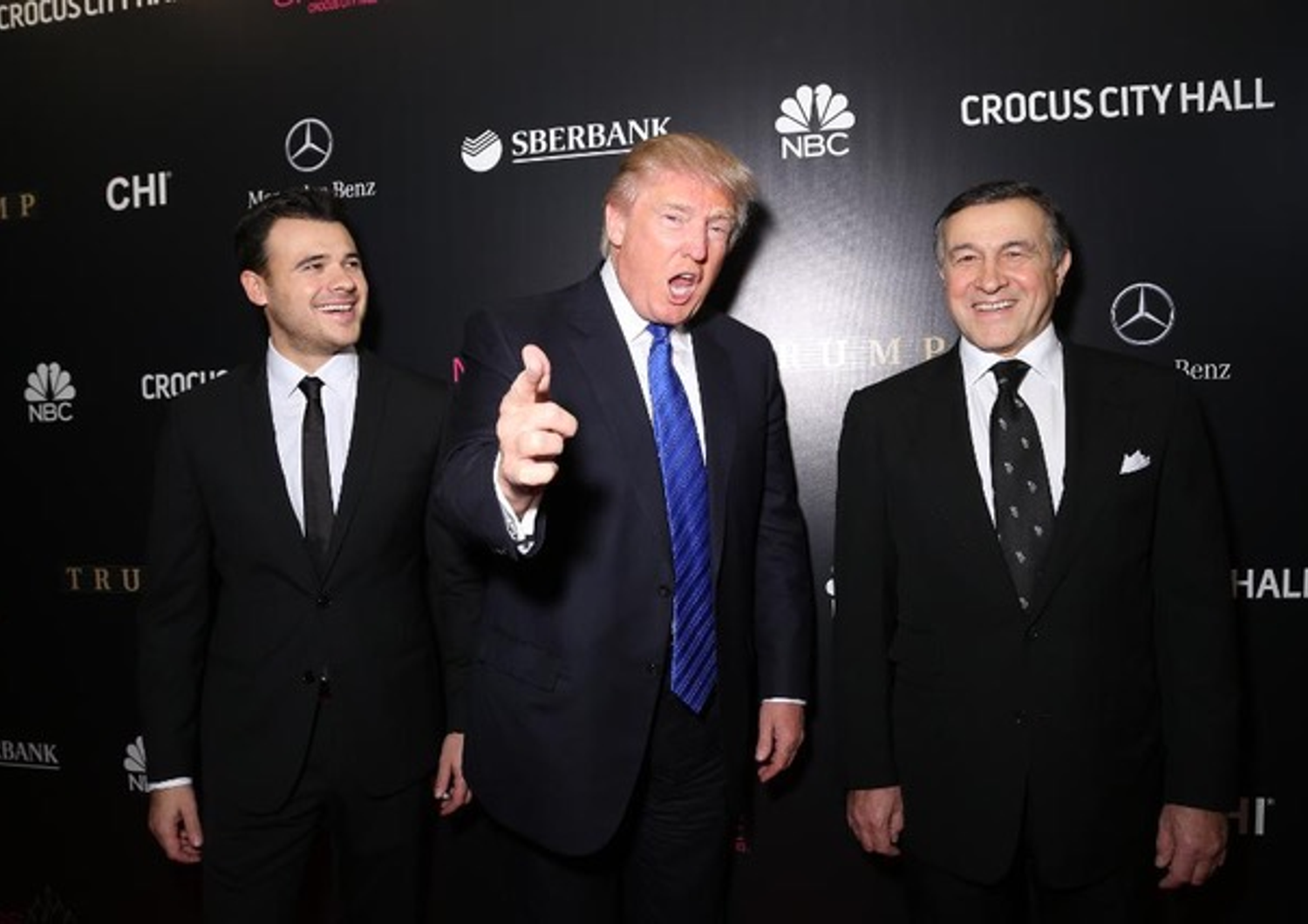 &nbsp;Donald Trump e Aras Agalarov