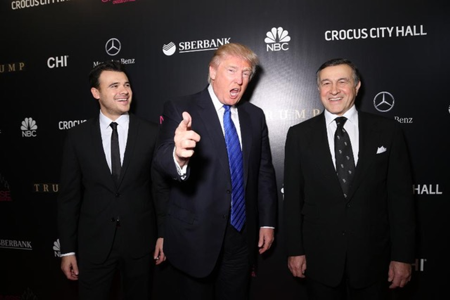 &nbsp;Donald Trump e Aras Agalarov