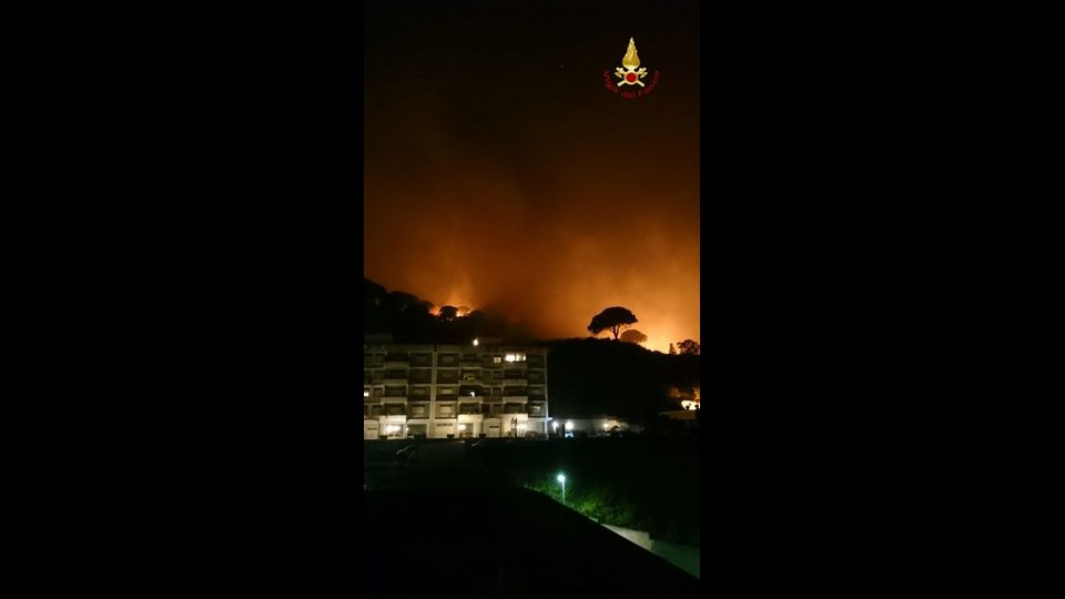 &nbsp;Messina incendi boschiviFoto: Vigili del Fuoco