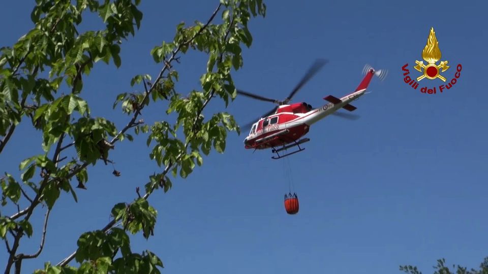 &nbsp;Incendi a RiminiFoto: Vigili del Fuoco