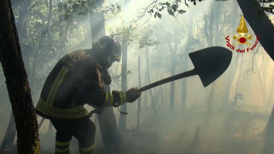 &nbsp;Incendio a&nbsp;MarzabottoFoto: Vigili del Fuoco