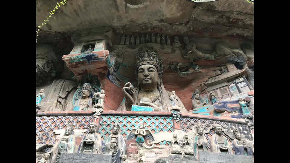 Le statue di Dazu ,sculture religiose risalenti all'epoca della dinastia Tang (VII secolo d.C.) vicino Chongqing&nbsp;Foto: Alessandra Spalletta/Agi