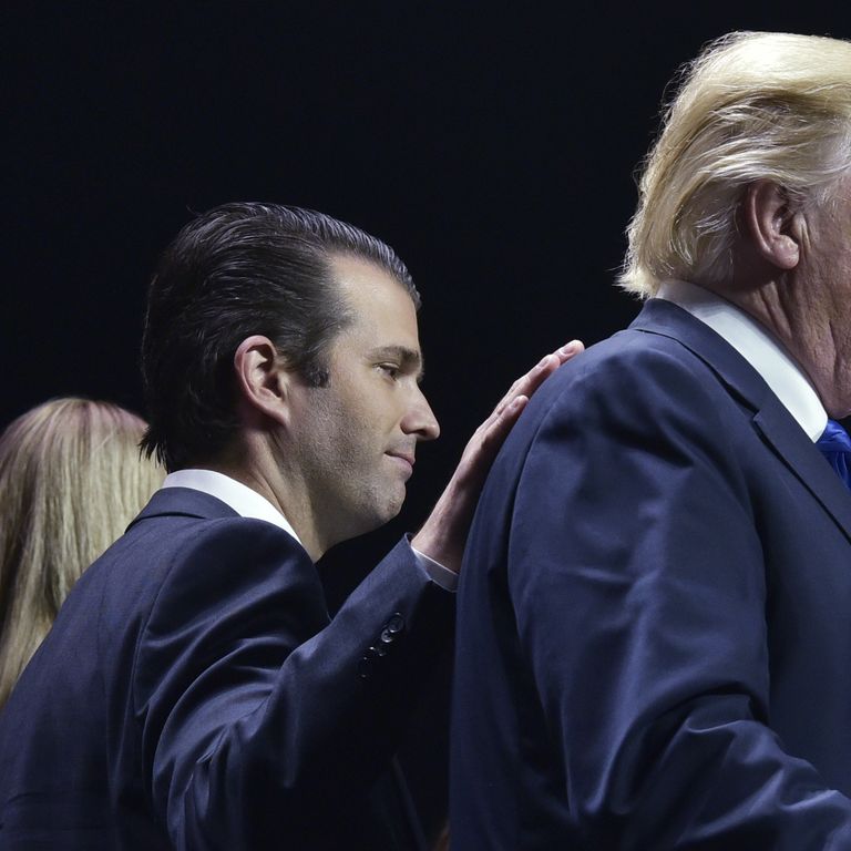 &nbsp;Donald Trump Jr e il padre