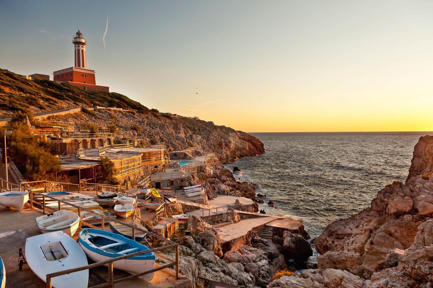 Capri: il faro di Punta Carena