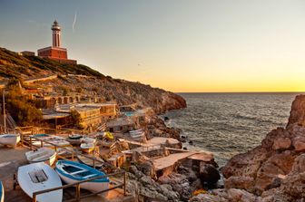 Capri: il faro di Punta Carena