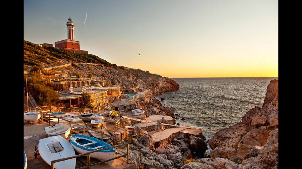 &nbsp;Campania, Faro di Punta Carena - Capri (Afp)