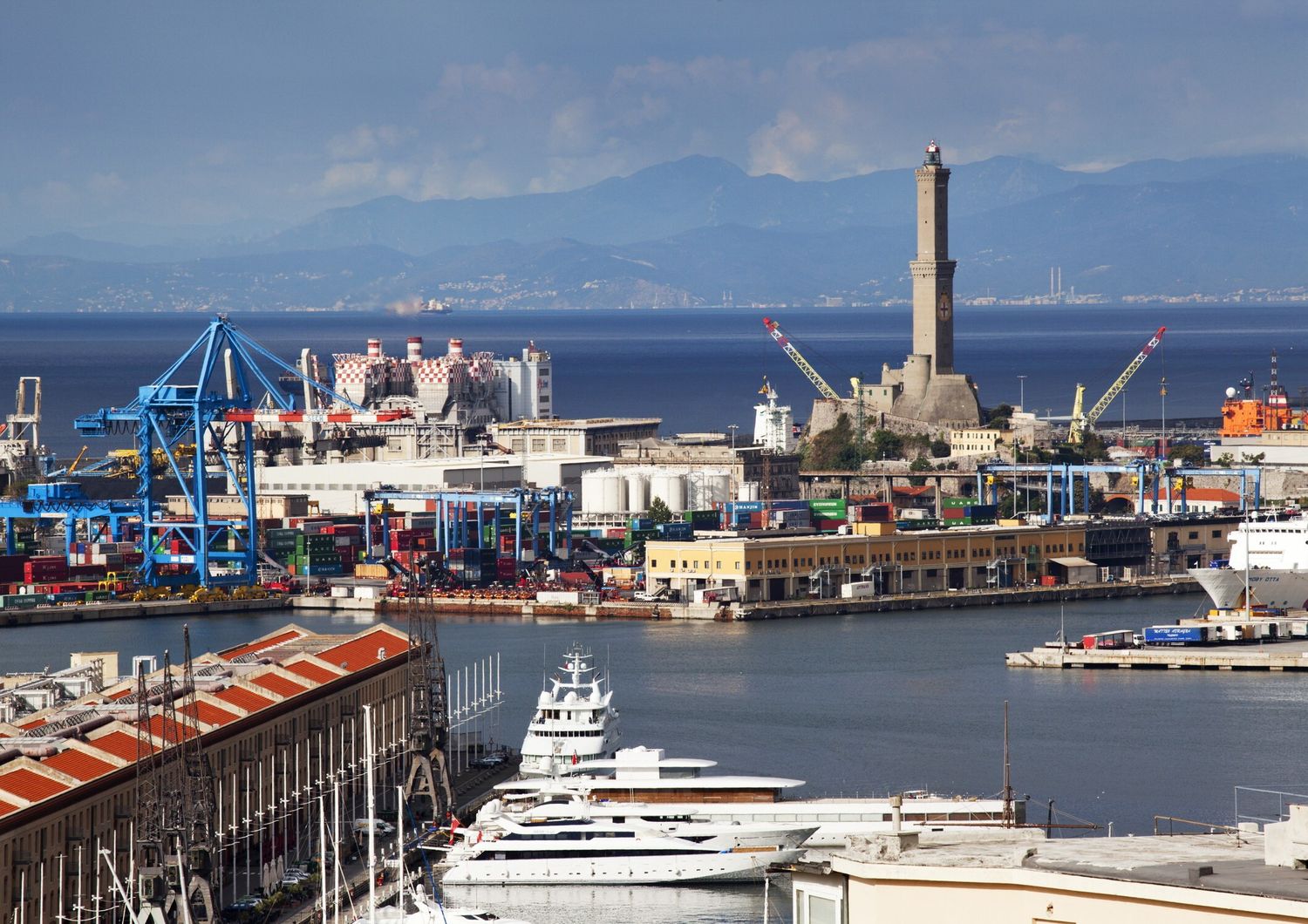 Liguria, la Lanterna di&nbsp;Genova,&nbsp;(Afp)&nbsp;