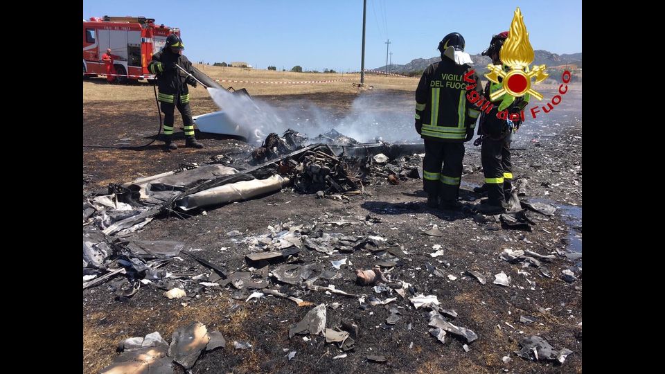 Ultraleggero precipitato in Gallura, Sardegna&nbsp;