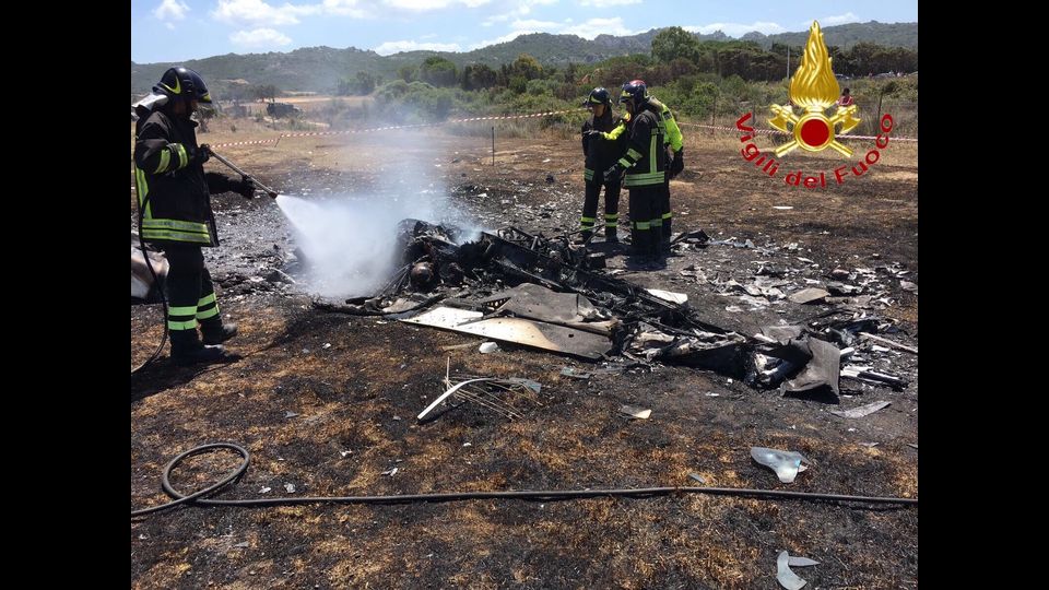 Ultraleggero precipitato in Gallura, Sardegna&nbsp;