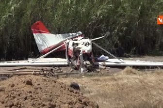 schianto ultraleggero (fotogramma Vista)&nbsp;