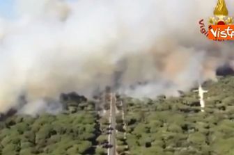 &nbsp;Incendi a Castel Fusano