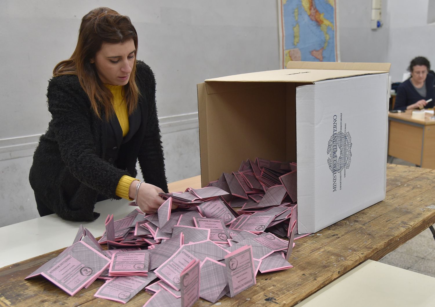 Lo spoglio delle schede del referendum costituzionale del 4 dicembre 2016