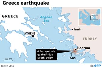 &nbsp;Terremoto in Grecia - Afp