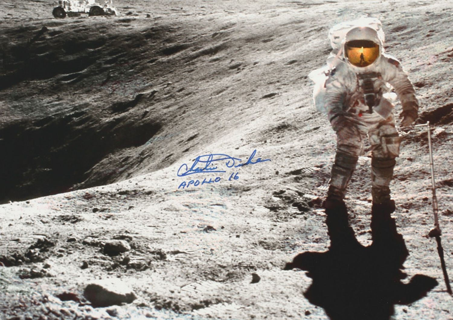 Apollo 16 - Charlie Duke on the lunar surface (www.sothebys.com)&nbsp;