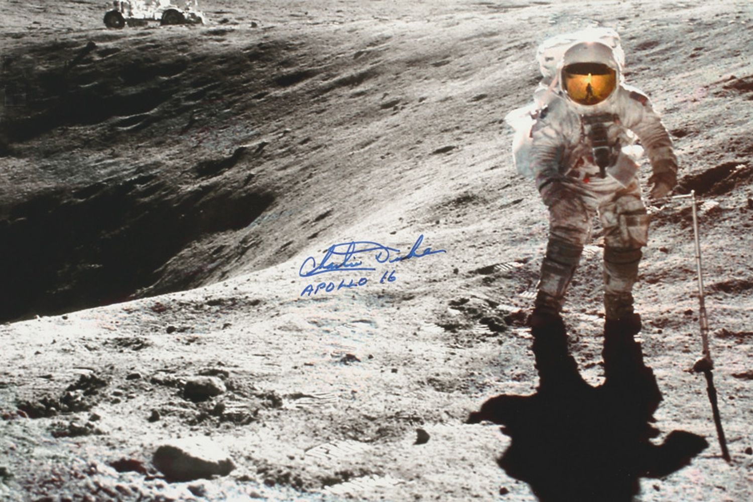 Apollo 16 - Charlie Duke on the lunar surface (www.sothebys.com)&nbsp;