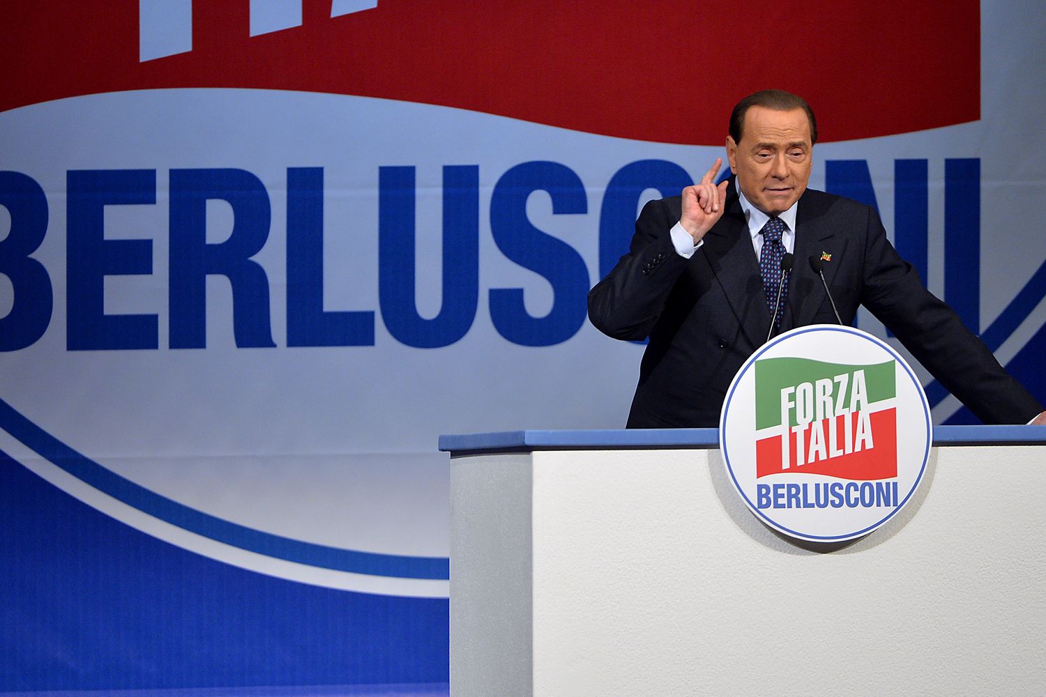 &nbsp;Silvio Berlusconi - Afp