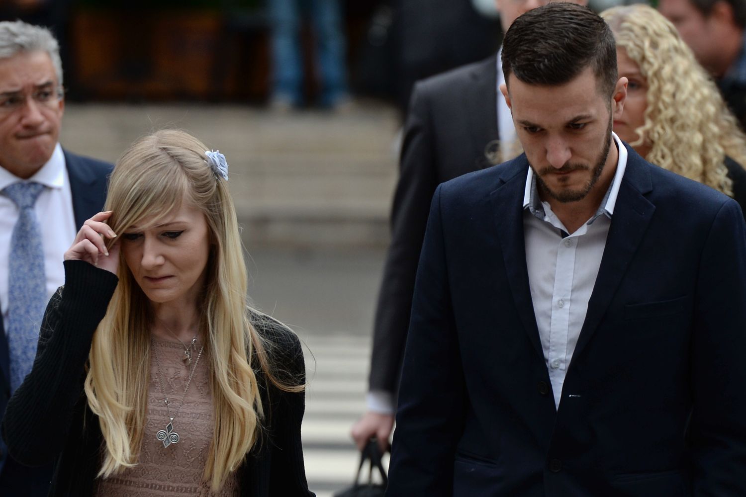 &nbsp;Chris e Connie Gard genitori di Charlie (Afp)