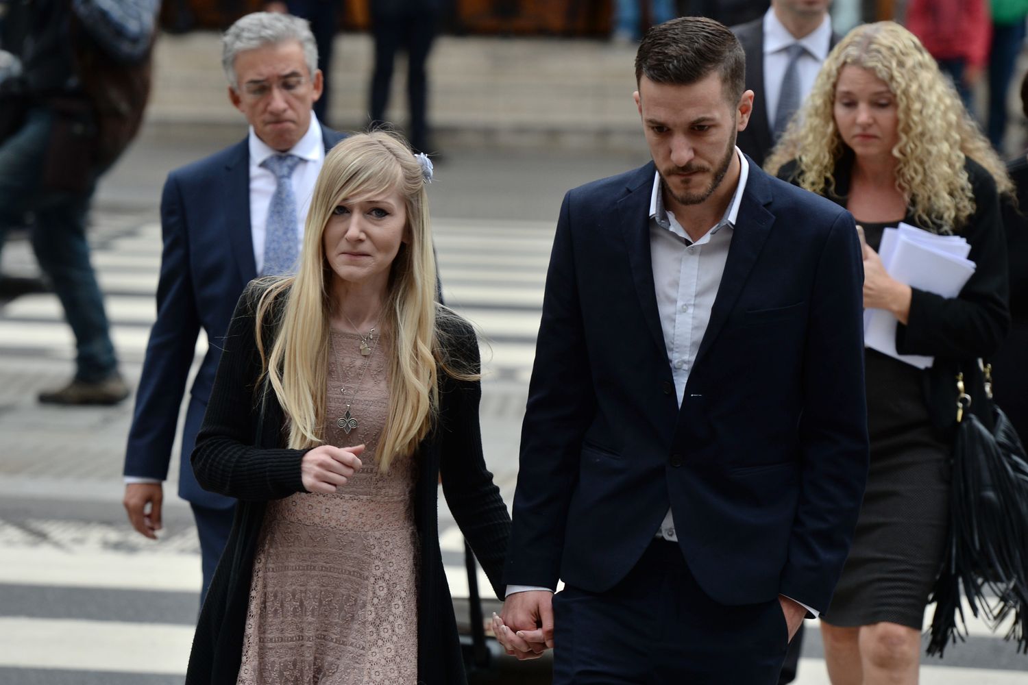 &nbsp; Chris e Connie Gard genitori di Charlie (Afp)