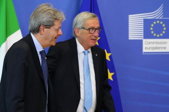 &nbsp;Gentiloni e Juncker