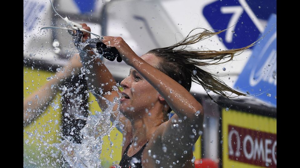 Mondiali di nuoto: Federica Pellegrini Oro nei 200 SL (Afp)