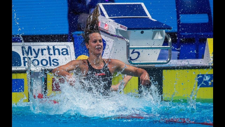 &nbsp;Mondiali nuoto: Federica Pellegrini Oro nei 200 SL (Afp)