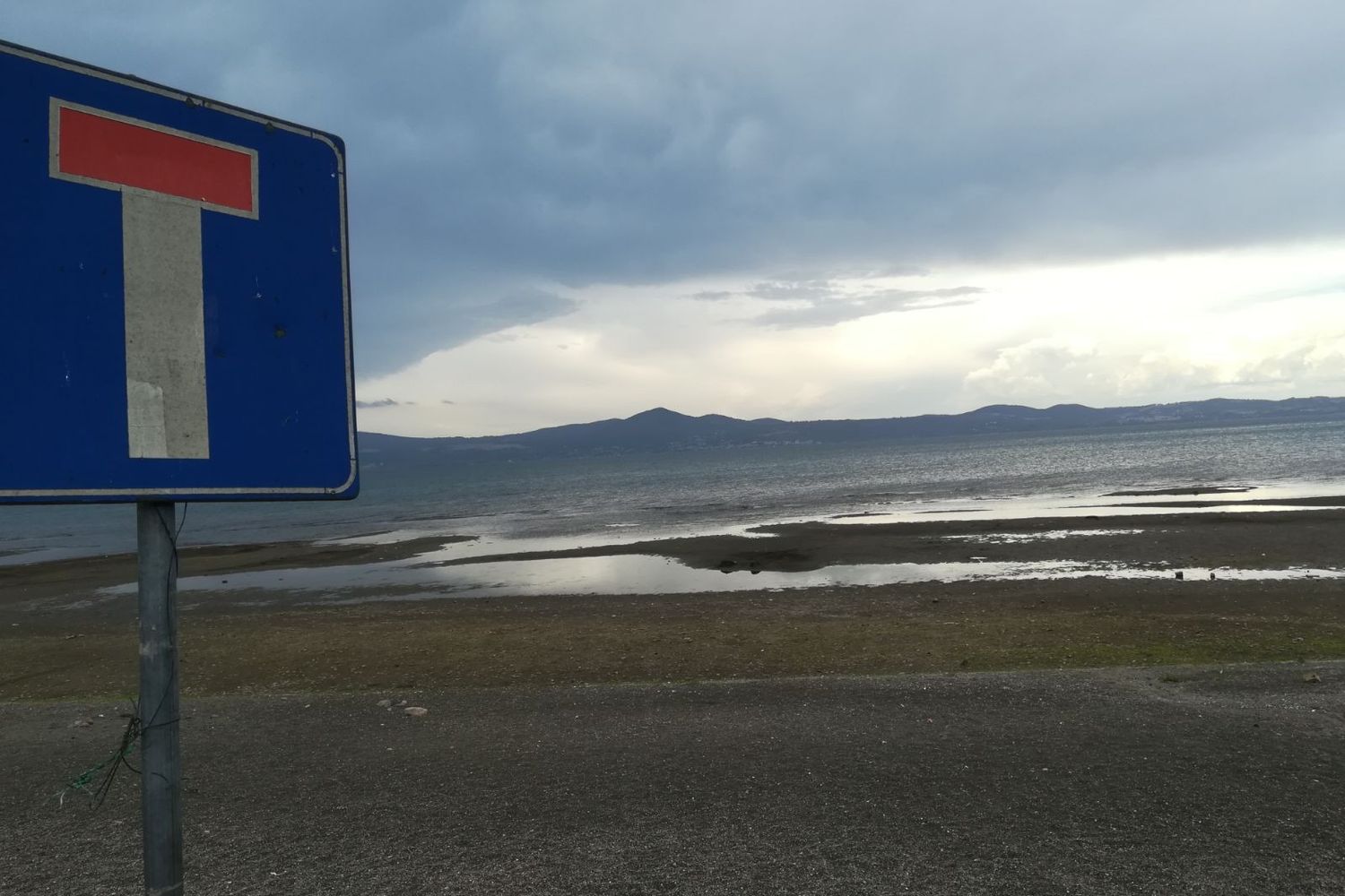 &nbsp;Il lago di Bracciano il 16 luglio 2017