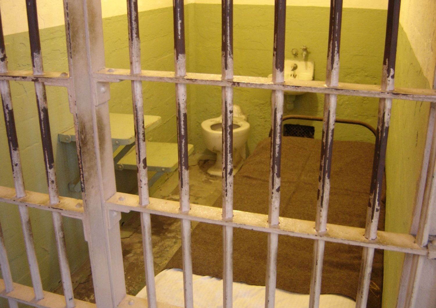 Una cella di un carcere italiano&nbsp;