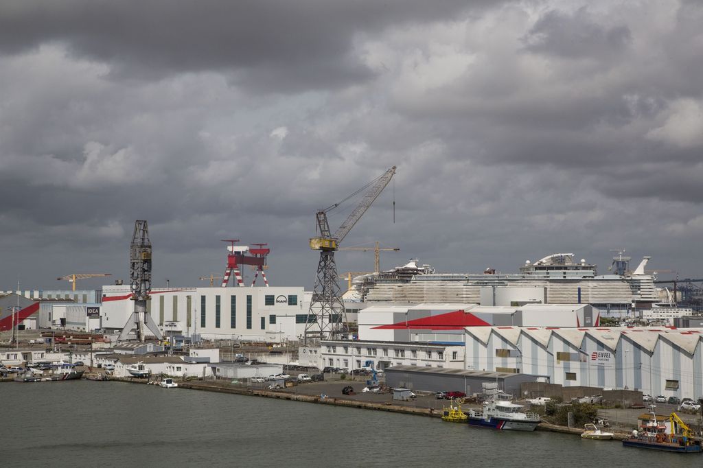 &nbsp;I cantieri navali Stx di Saint-Nazaire