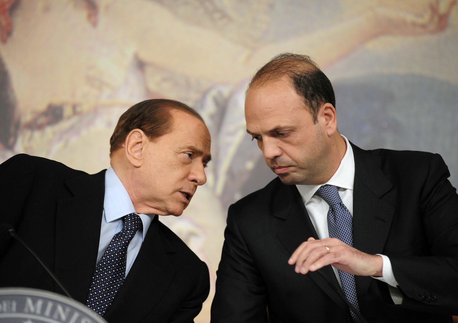 &nbsp;Berlusconi e Alfano (Agf)