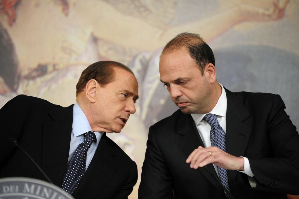 &nbsp;Berlusconi e Alfano (Agf)