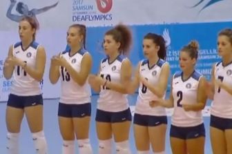 &nbsp;Squadra pallavolo femminile, inno mameli