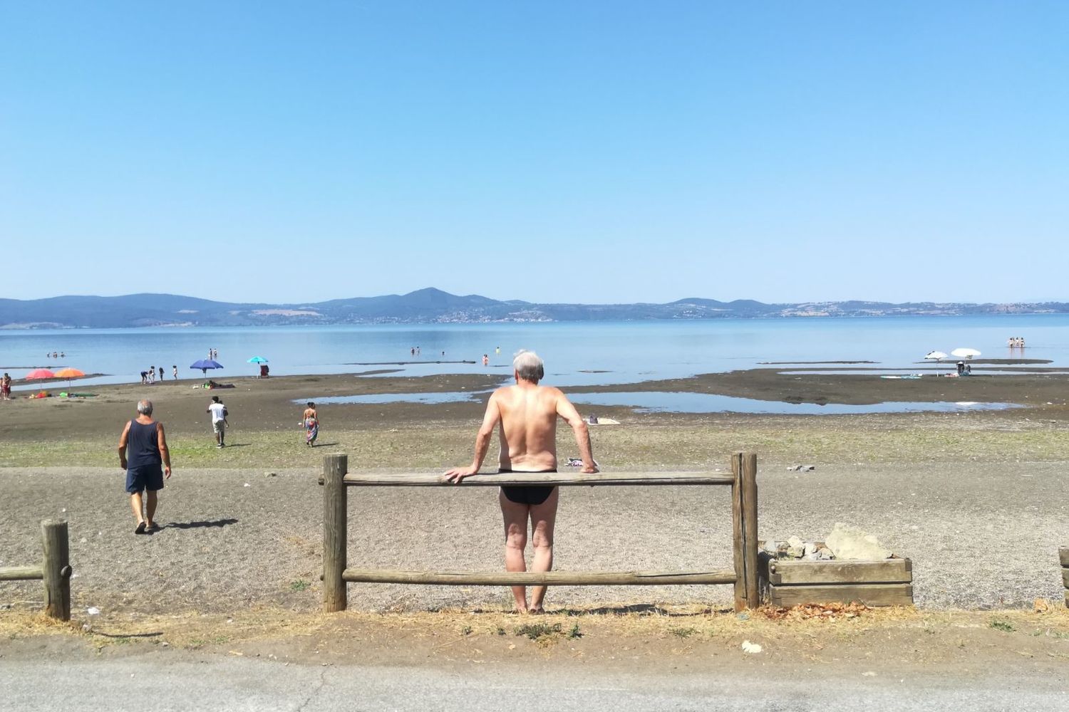 &nbsp;Lago di Bracciano, siccit&agrave;. Estate 2017